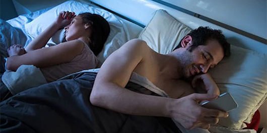 I think husband is cheating