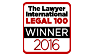 The Lawyer International Legal 100 Winner